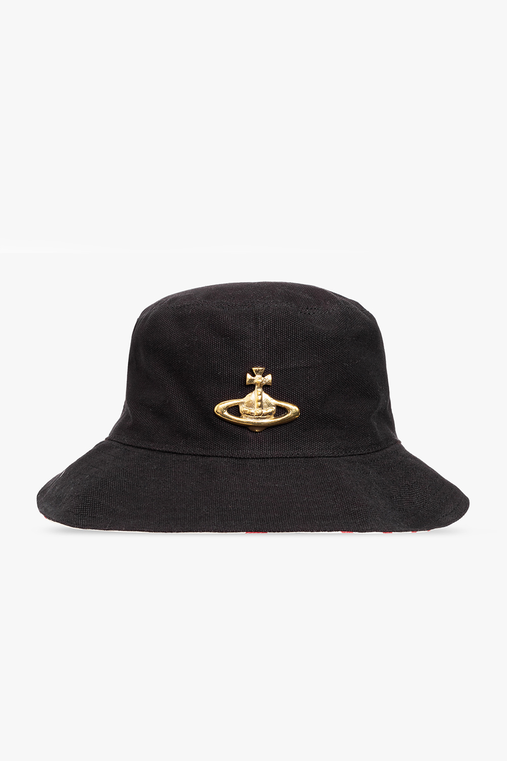 Black Bucket hat 'Made In Kenya' collection Vivienne Westwood